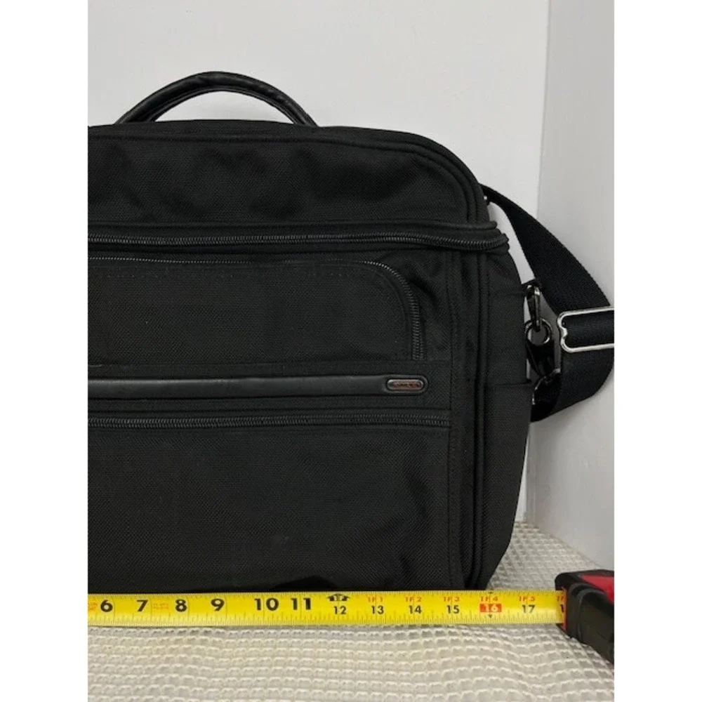 Tumi Alpha Expandable Laptop Bag Briefcase Black‎ 26176D4